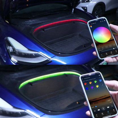 Model 3/Y/X/S – LED Lys RGB til Front Frunk