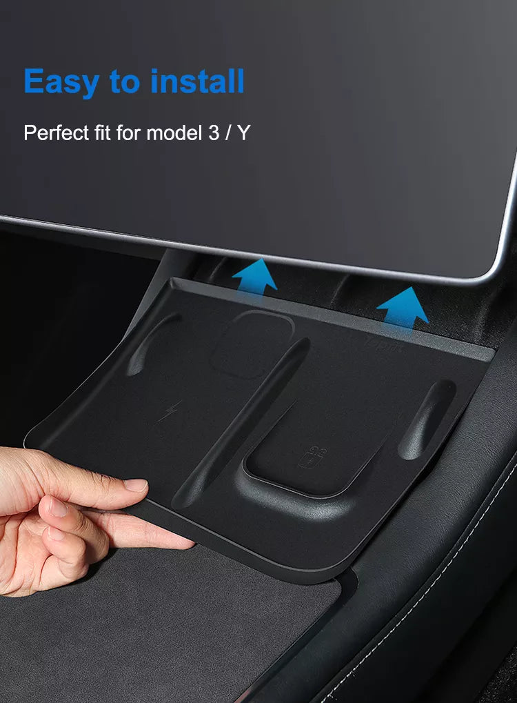 Model 3/Y - Cover til trådløs oplader (airpods)