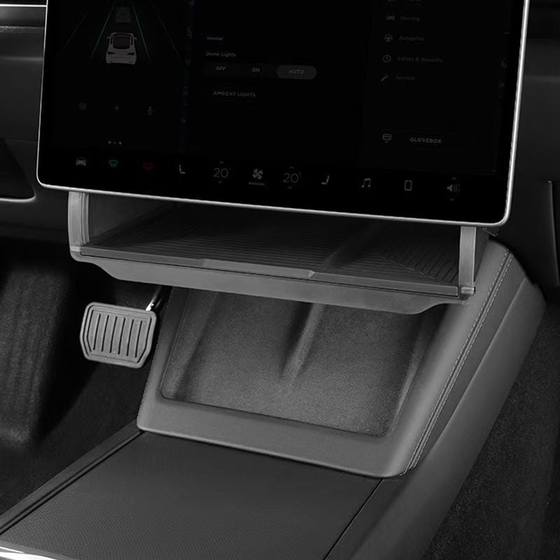 Model 3/Y - Skjult hylde under skærm