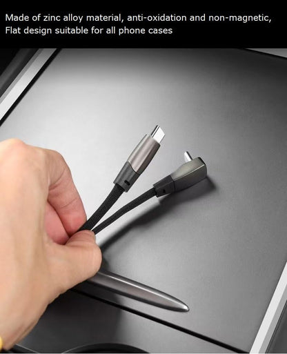 USB-C til USB-C vinkelstik